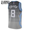 Dječji NBA Dres Utah Jazz Isaiah Collier Nike 2025-26 City Edition Sivo Swingman